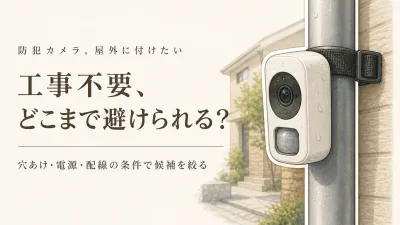 防犯カメラ 屋外 工事不要おすすめ｜レビュー数順で取付・夜間撮影・録画を比較